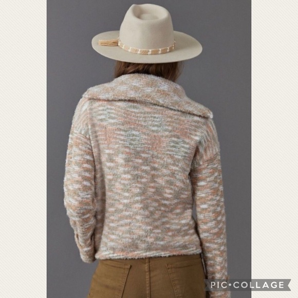 :Price Firm: NWT Anthropologie Ines Half-Zip Sweater - Picture 3 of 11